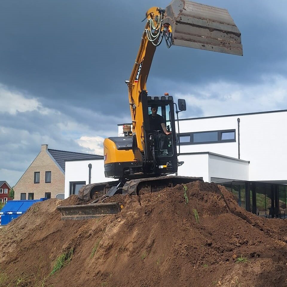 Kraan op bult bijgesneden